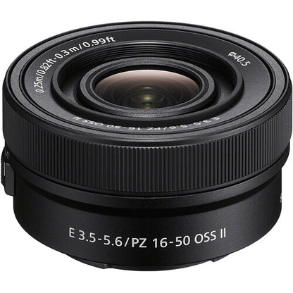 Sony E PZ 16-50mm f/3.5-5.6 OSS II Lens (Black) (White Box)