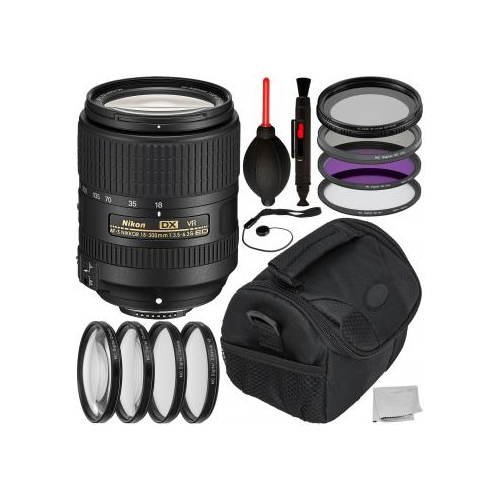 Nikon AF-S DX NIKKOR 18-300mm F/3.5-6.3G ED VR Lens Bundle