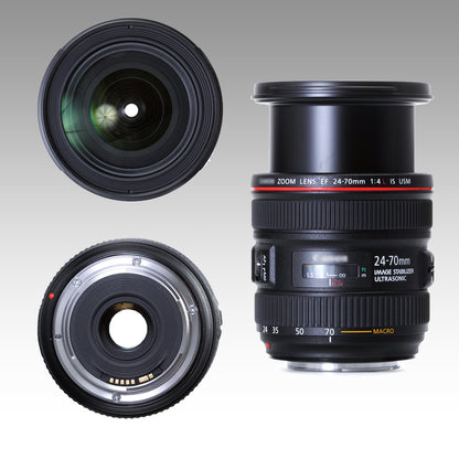 Canon EF 24-70mm f/4L IS USM Lens Bundle - Includes: 4PC Macro Close-Up Filter Kit, Protective UV & CPL Filters, Lens Hood & More (15pc Bundle)