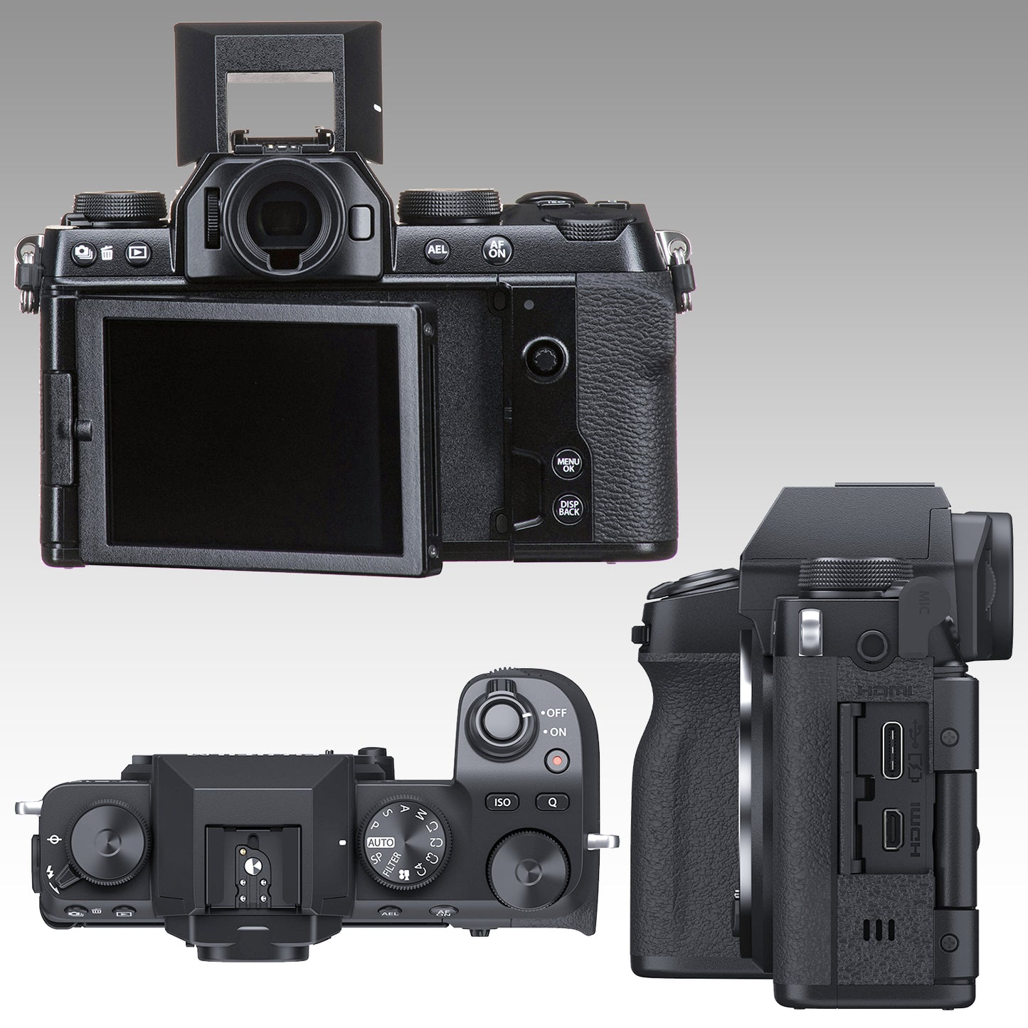 Ultimaxx Essential FUJIFILM X-S10 Mirrorless Camera Bundle (Black - Body Only) - Includes: 128GB Ultra Memory Card, 1x Replacement Battery & More (22pc Bundle)