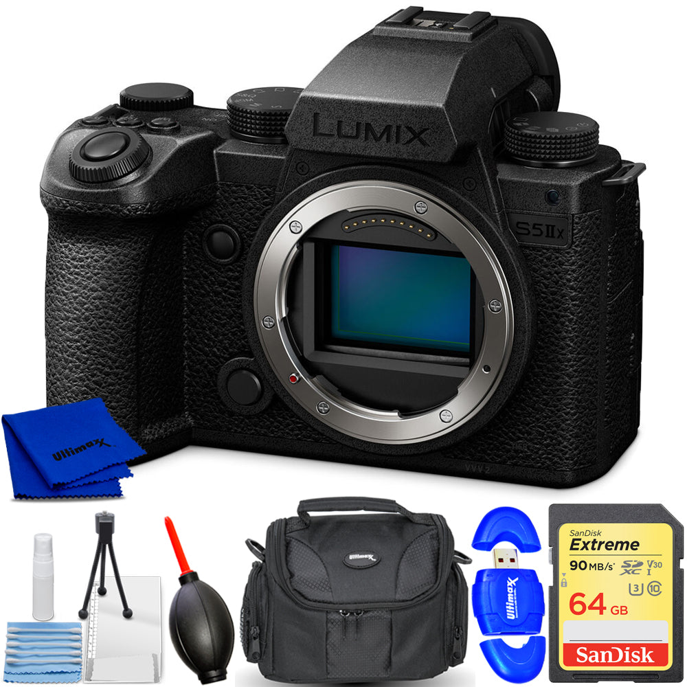 Panasonic Lumix S5 IIX Mirrorless Camera Starter Bundle