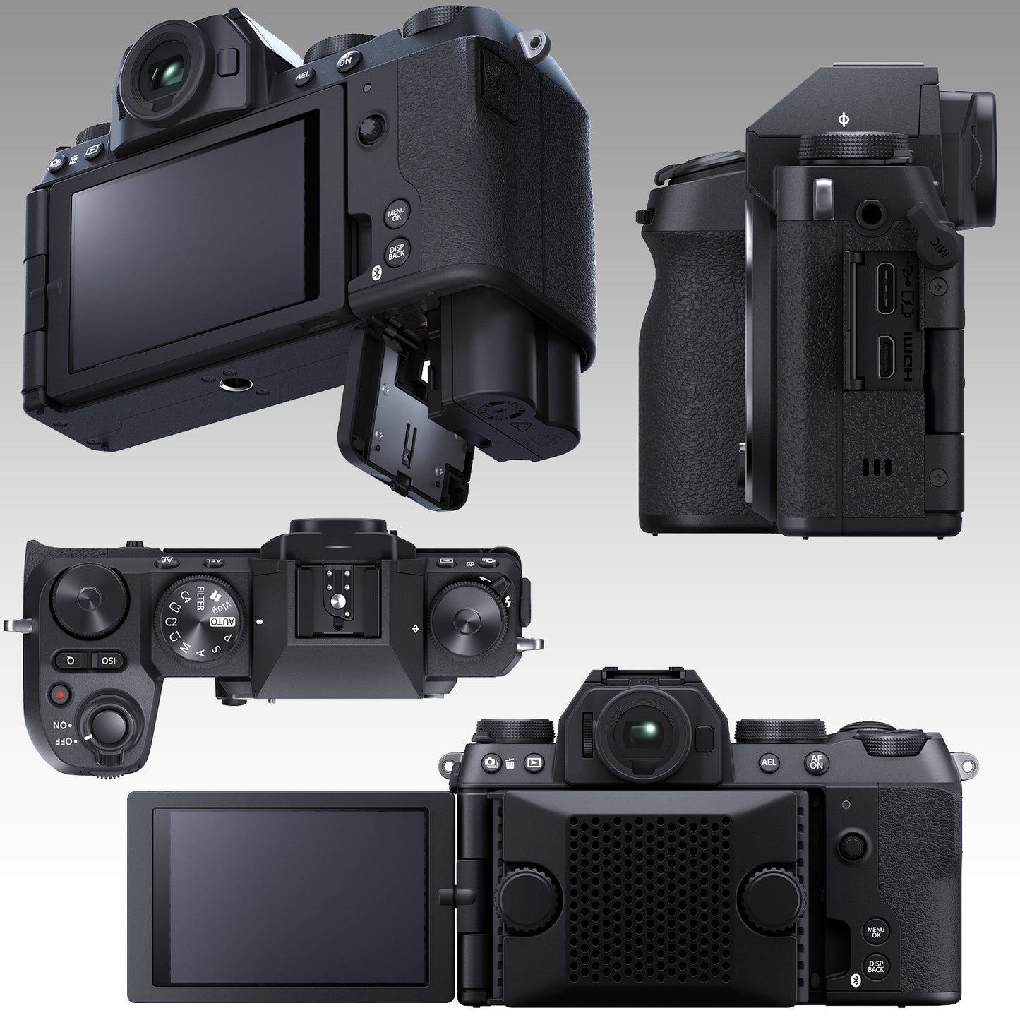 Ultimaxx Advanced FUJIFILM X-S20 Mirrorless Camera Bundle (Black - Body Only) - Includes: 128GB Extreme Memory Card, Replacement Battery & Much More (24pc Bundle)