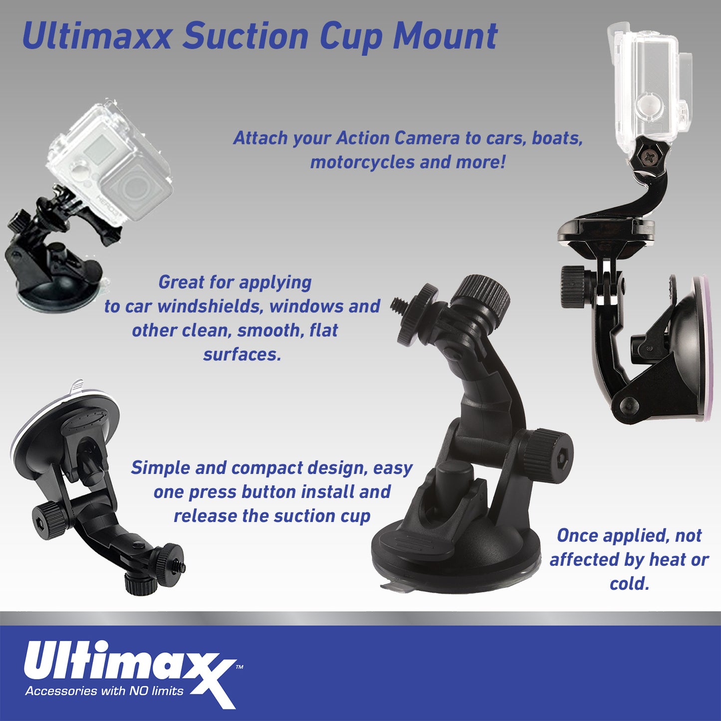 Ultimaxx Grand GoPro HERO11 Black Mini Bundle - Includes: 64GB Extreme MicroSDXC, Multi-Adjustable Bike / Pipe Mount, Selfie-Stick & Much More (27pc Bundle)