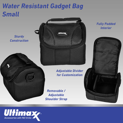Ultimaxx Essential Canon CN-E 50mm T1.3 L F Cinema Prime Lens Bundle - Includes: 64GB Ultra Memory Card, Water-Resistant Gadget Bag & More (8pc Bundle)