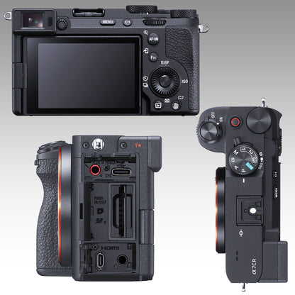 Ultimaxx Advanced Sony a7CR Mirrorless Camera Bundle (Black - Body Only) - Includes: 128GB Extreme Memory Card, Replacement Battery & Much More (20pc Bundle)