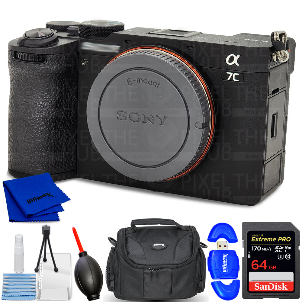 Sony a7C II Mirrorless Camera (Black) Bundle