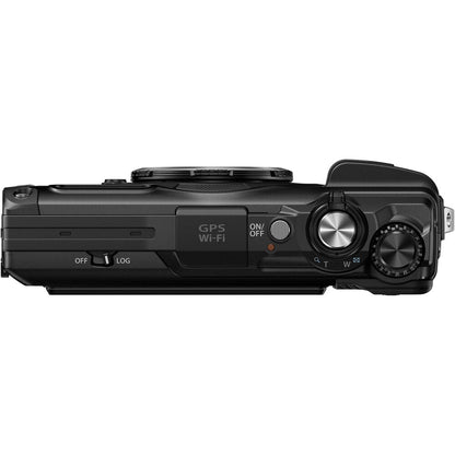 OM SYSTEM Tough TG-7 Digital Camera (Black) Bundle