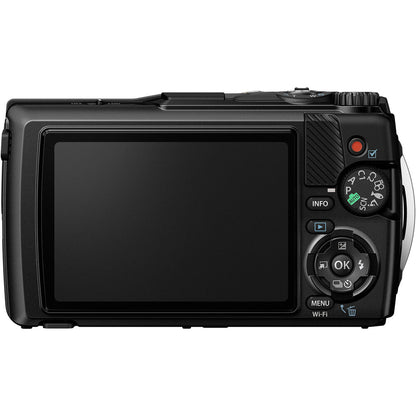 OM SYSTEM Tough TG-7 Digital Camera (Black) Bundle