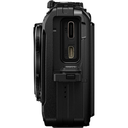 OM SYSTEM Tough TG-7 Digital Camera (Black) Bundle