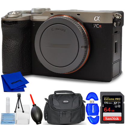 Sony a7CR Mirrorless Camera (Silver) Starter Bundle