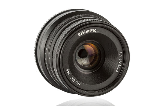 Ultimaxx 25mm f/1.8 Manual Lens for Sony E Mount (NEX)