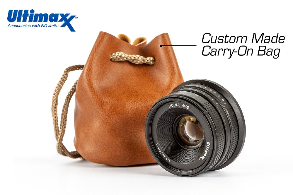 Ultimaxx 25mm f/1.8 Manual Lens for Sony E Mount (NEX)