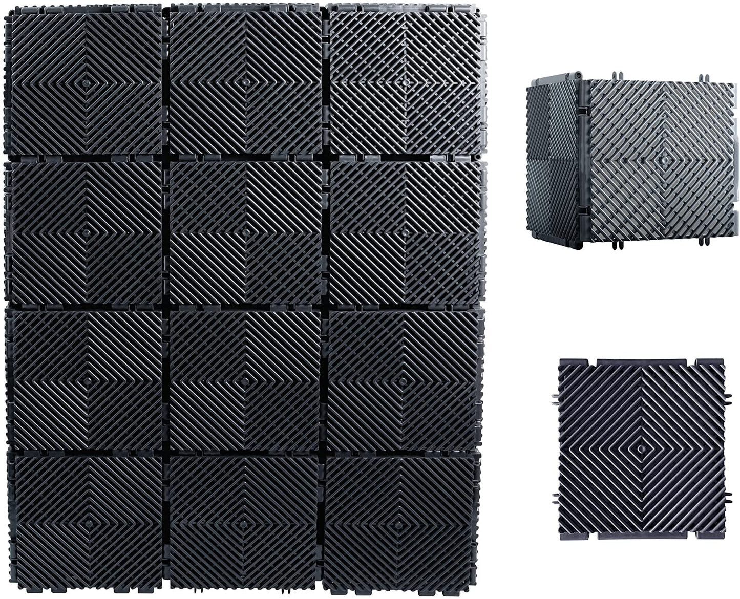 Ready Covers EZ Connect (Charcoal-30 Tiles)