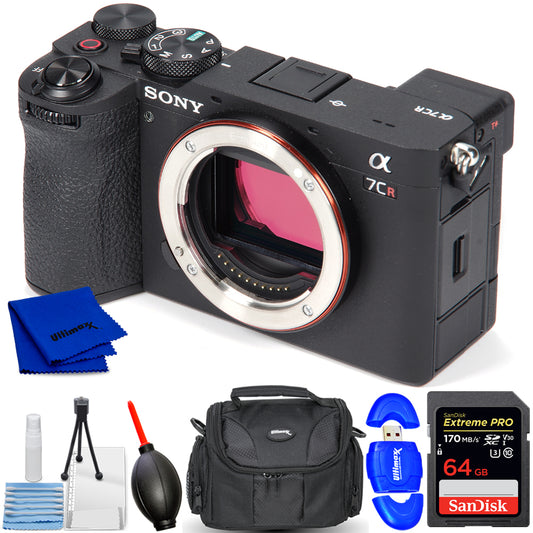 Sony a7CR Mirrorless Camera (Black) Starter Bundle