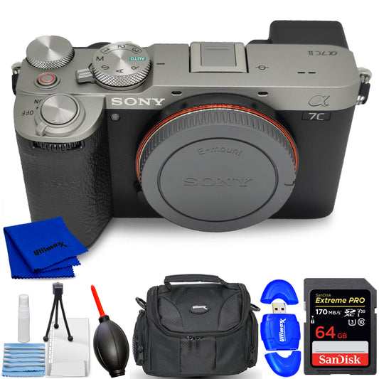 Sony a7C II Mirrorless Camera (Silver) Bundle
