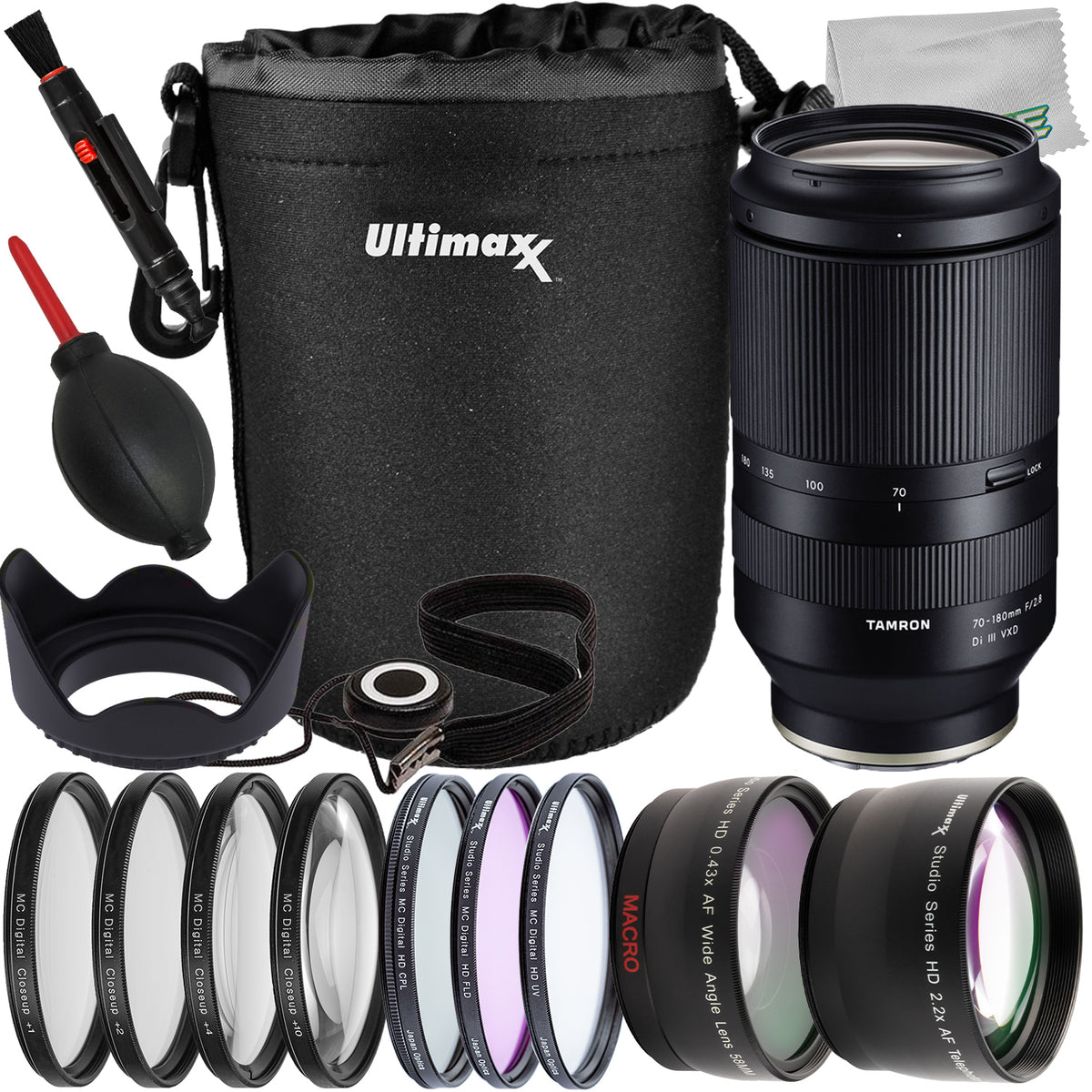 Tamron 70-180mm f/2.8 Di III VXD Lens for Sony E Bundle