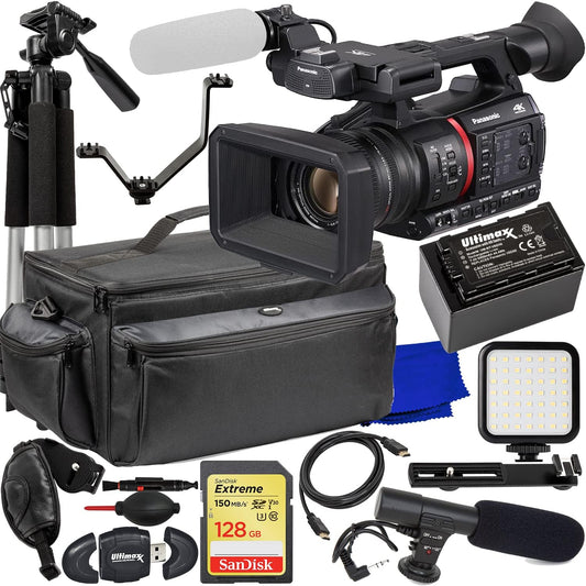 Panasonic HC-X2000 UHD 4K 3G-SDI/HDMI Pro Camcorder with 24x Zoom Bundle 2