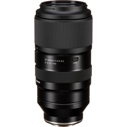 Tamron 50-400mm f/4.5-6.3 Di III VC VXD Lens for Sony E Advanced Bundle