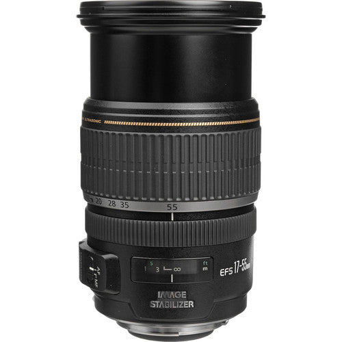 Canon EF-S 17-55mm f/2.8 standard zoom lens for portraits and events