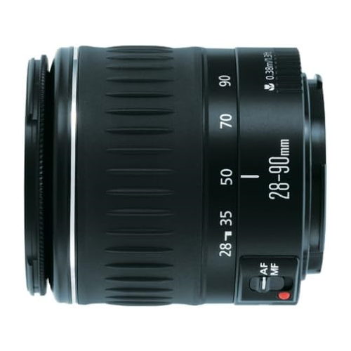 Canon EF 28-90mm f/4-5.6 II USM lens angled view