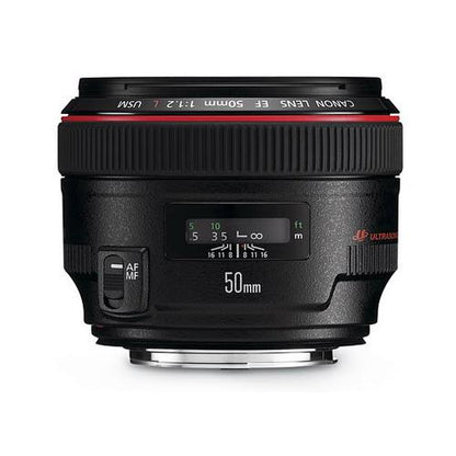 Canon EF 50mm f1.2L USM Lens front view