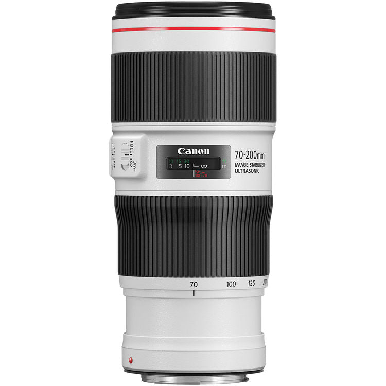Canon EF 70-200mm f/4L IS II USM Lens with hood and case