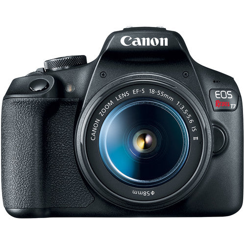 Canon EOS Rebel T7 DSLR camera front view