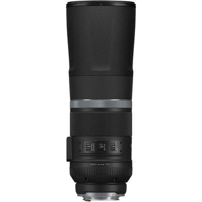 Canon RF 800mm Lens with 95mm cap and RF dust cap