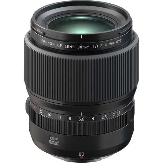 FUJIFILM GF 80mm f/1.7 R WR Lens for GFX medium format cameras