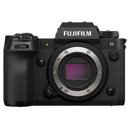 Fujifilm X-H2S mirrorless camera with weather-resistant zoom lens