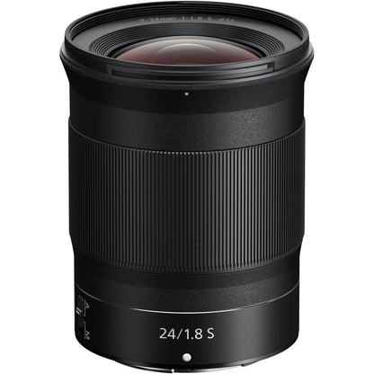ANikon Z 24mm f/1.8 S lens front view