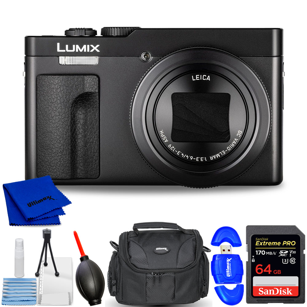 Panasonic TZ99/ZS99 Digital Camera (Black) Starter Bundle