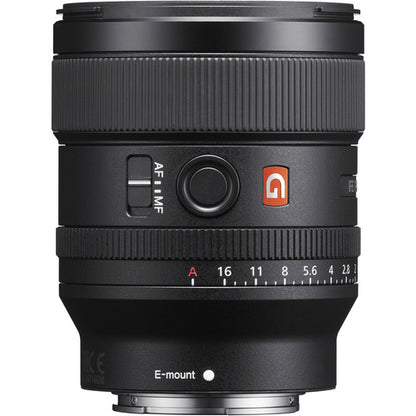 Sony FE 24mm f1.4 GM Lens front view