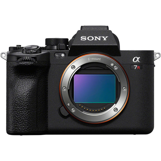 Sony a7R V mirrorless camera body front view
