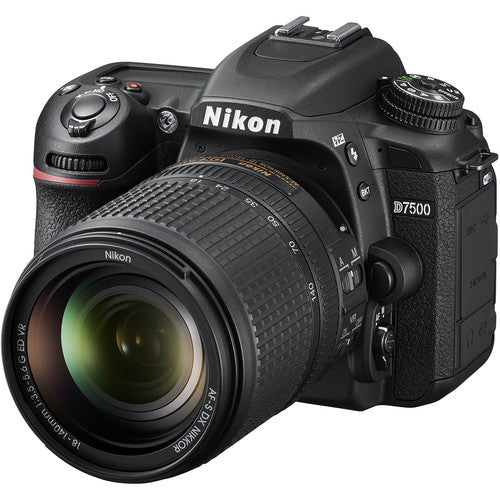 nikon d7500 dslr camera with 18-140mm lens